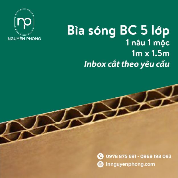 thùng carton 5 lớp sóng BC là gì